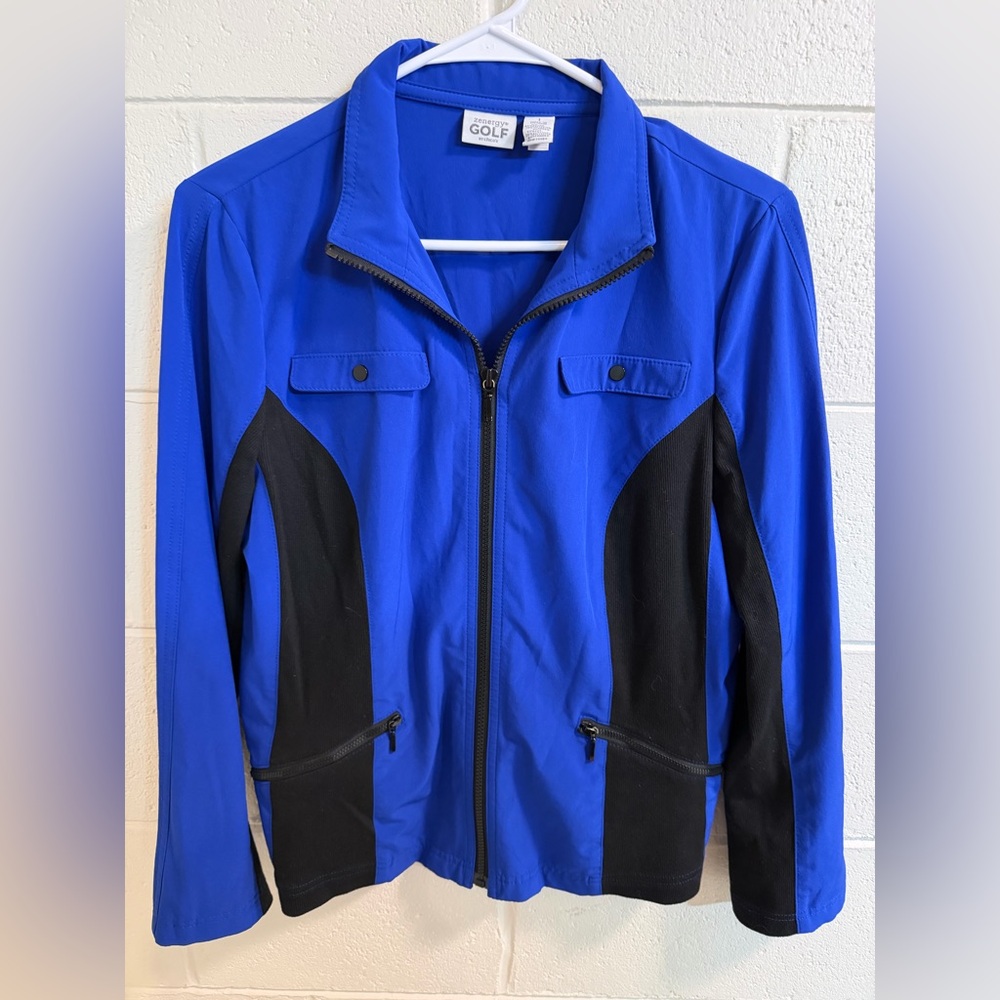 Chico's Zenergy Golf Zip Up Jacket size 1